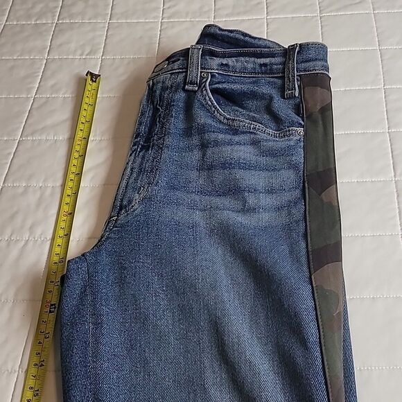 Mcguire ibiza camo stripe damn fine crop jeans size 28 - Picture 7 of 10